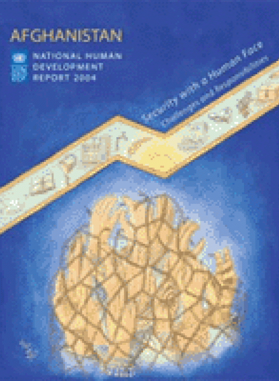 Publication report cover: Afghanistan Human Development Report