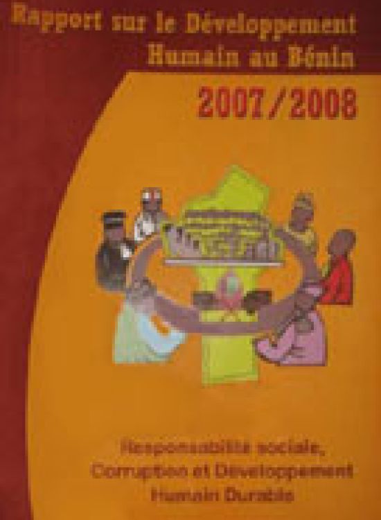 Publication report cover: Responsabilite sociale, corruption et developpement humain durable au Benin