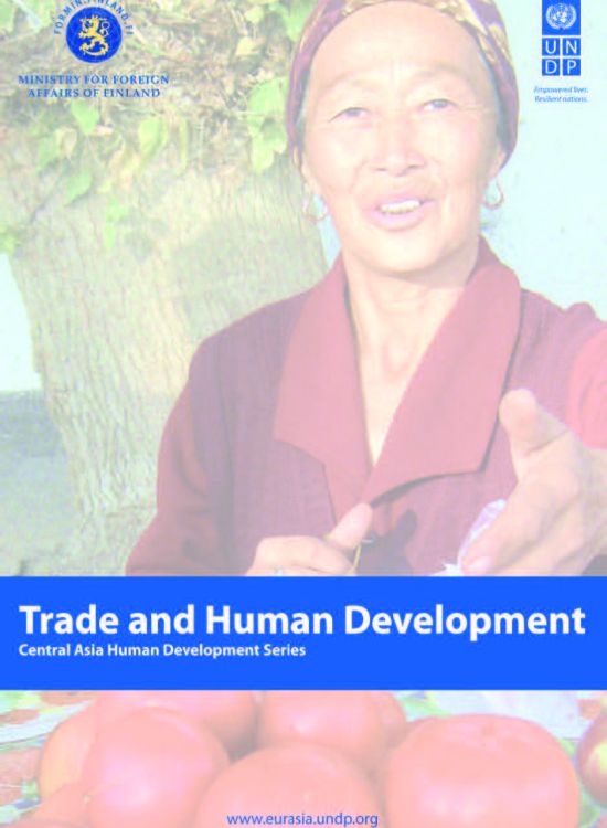Publication report cover: Trade and Human Development