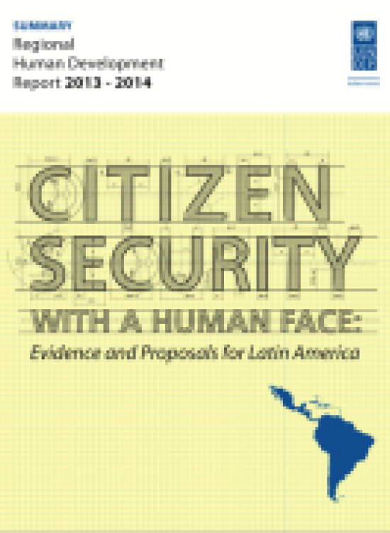 Publication report cover: Citizen Security with a Human Face