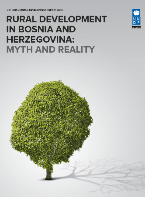 Publication report cover: Rural Development in Bosnia and Herzegovina: Myth and Reality