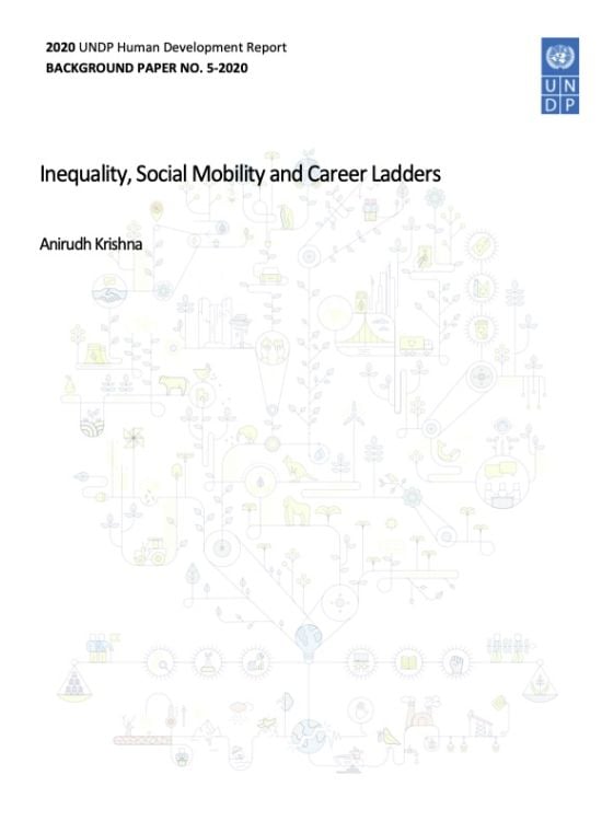 Publication report cover: Inequality, Social Mobility and Career Ladders