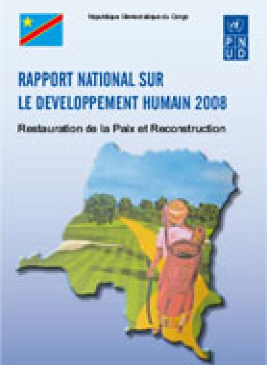 Publication report cover: Restauration de la paix et reconstruction