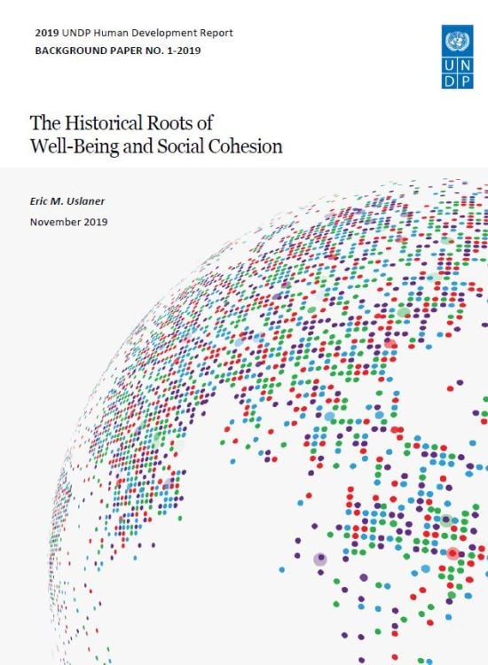 Publication report cover: The Historical Roots of Well-Being and Social Cohesion