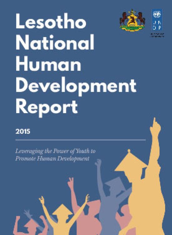 Publication report cover: Lesotho National Human Development Report 2016