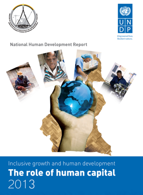 Publication report cover: Cameroon 2013 National Human Development Report-English