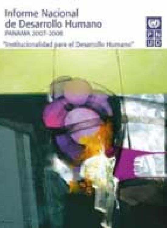Publication report cover: Institucionalidad para el Desarrollo Humano