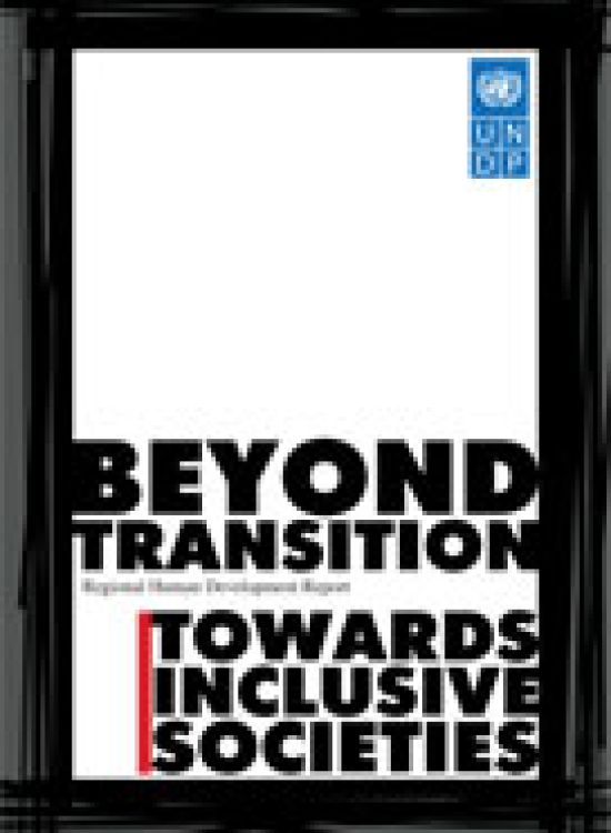 Publication report cover: Beyond Transition
