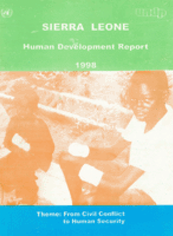 Publication report cover: From Civil Conflict to Human Security