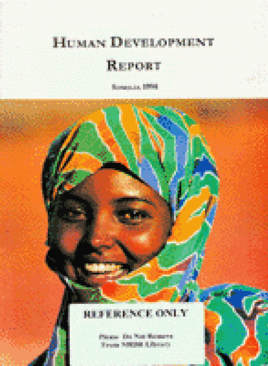 Publication report cover: Human Development Report on governance