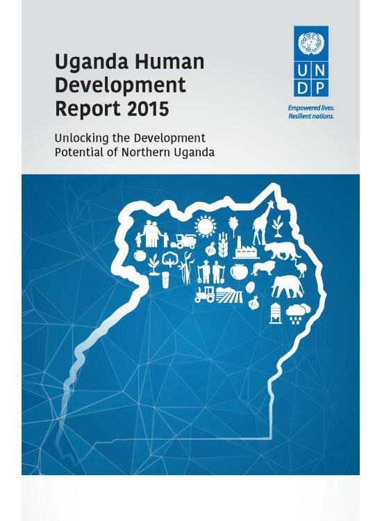 Publication report cover: Uganda Human Development Report 2015