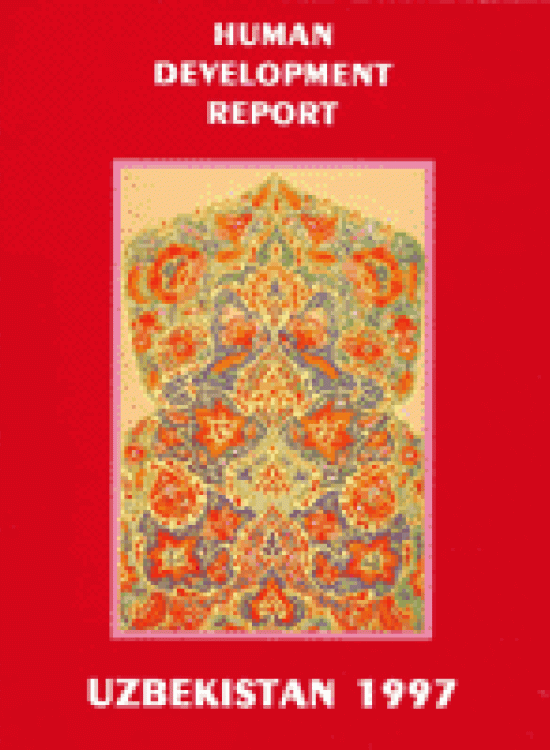 Publication report cover: Social Cohesion Uzbekistan 1997